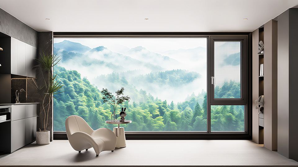 莫奈花園斷橋平開窗